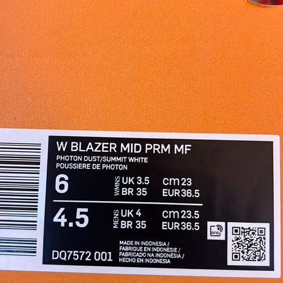 Nike Blazer Mid PRM MF Photon Dust - Picture 7 of 7